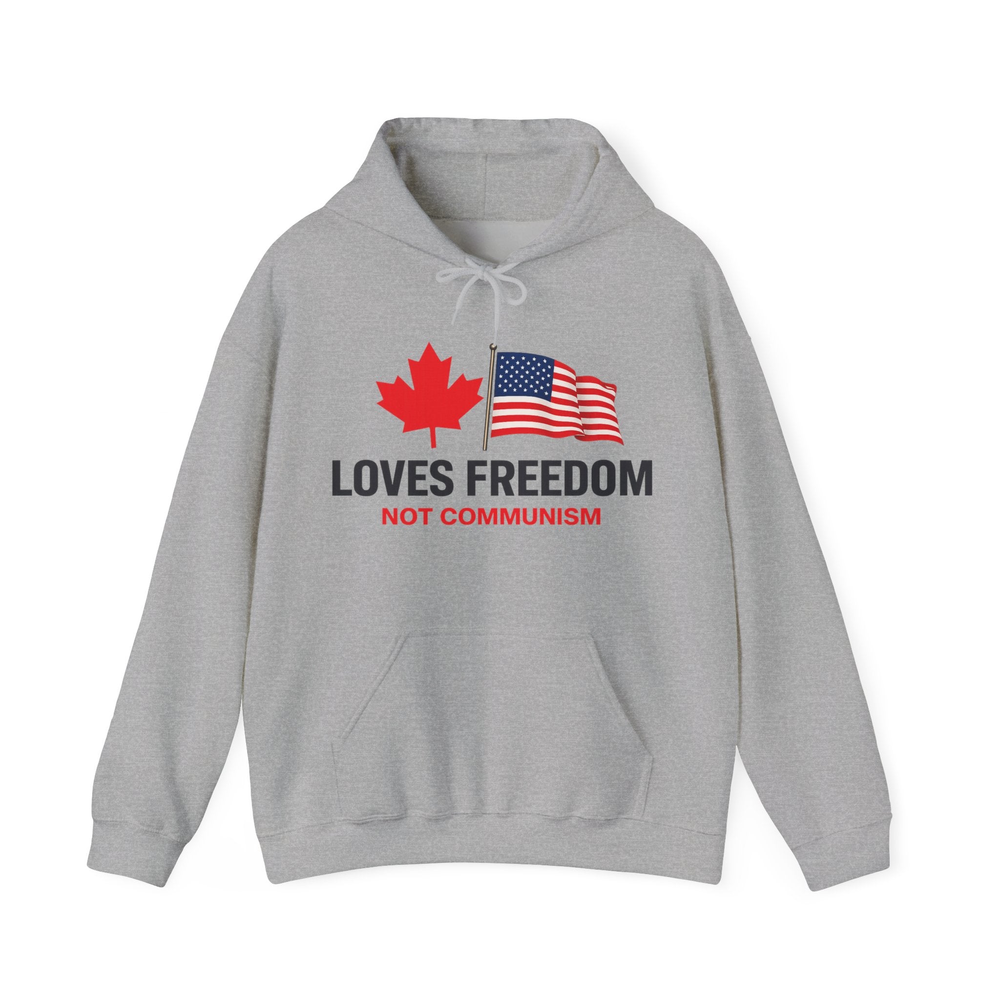 Canadians Love American Freedom Not Chinese Communism Hoodie